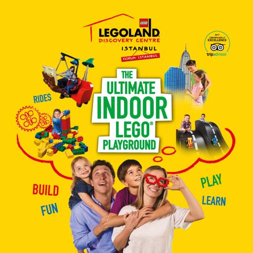 25% OFF on your Tickets for Legoland Discovery Center in Istanbul!																			