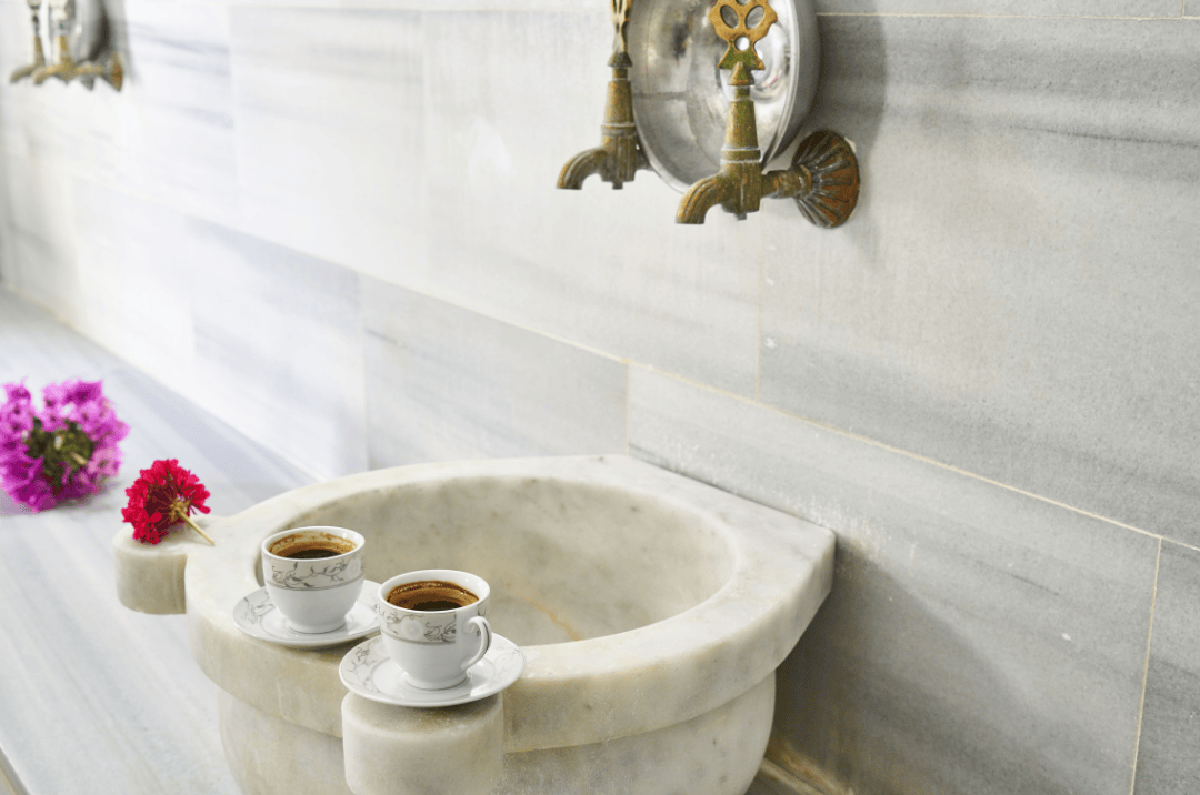 café turco en baño turco