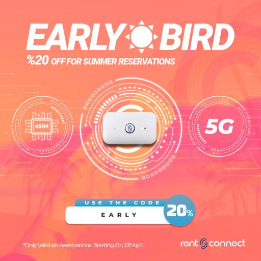 BOOK YOUR WIFI FOR SUMMER GET 20% DISCOUNT