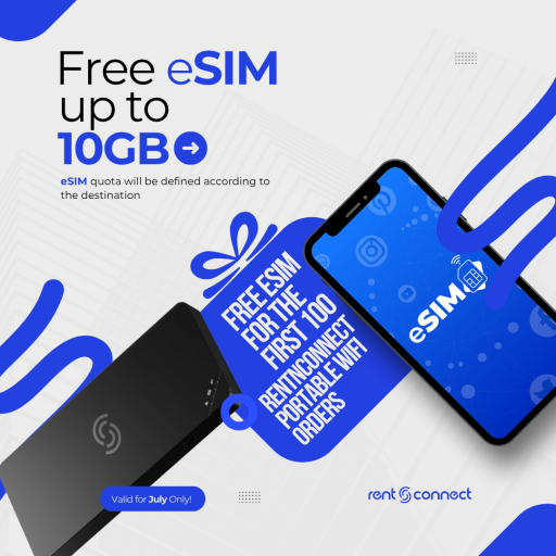 Get a FREE eSIM with Your Portable WiFi Order!